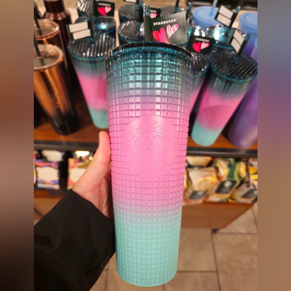 Starbucks Gradient Valentine Grid Venti Tumbler NWT